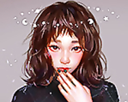 Profilephoto - Dark brunette girls sfw