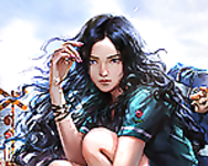 Profilephoto - Dark brunette girls sfw