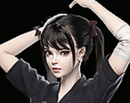 Profilephoto - Dark brunette girls sfw