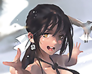 Profilephoto - Dark brunette girls sfw