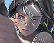 Profilephoto - Dark brunette girls sfw 2