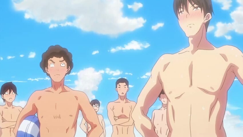 Nudist Beach ni Shuugakuryokou de ep1 RUS SUB.