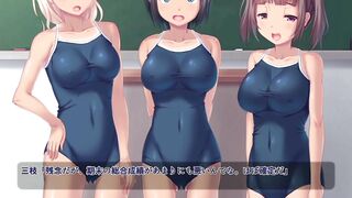 Suntan Sukumizu JK R*pe / 日焼け跡スク水JKレイプ