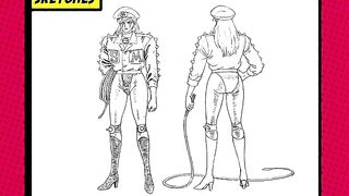 Kekkou Kamen けっこう仮面 Production sketches