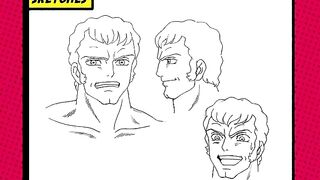 Kekkou Kamen けっこう仮面 Production sketches