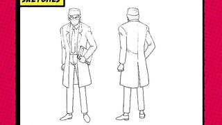 Kekkou Kamen けっこう仮面 Production sketches
