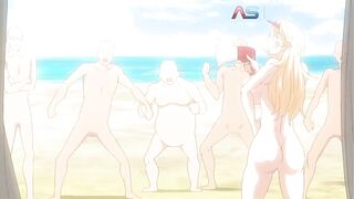 Nudist Beach ni Shuugakuryokou de ep2 RUS SUB